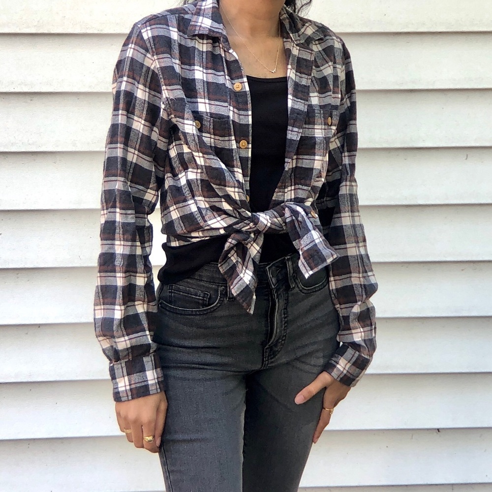 JCrew Flannel Top - XS